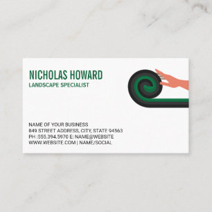 Cartão De Visita Grama  Especialista em paisagens