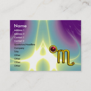 Cartão De Visita Granada do vermelho do ANIVERSÁRIO do ZODÍACO da