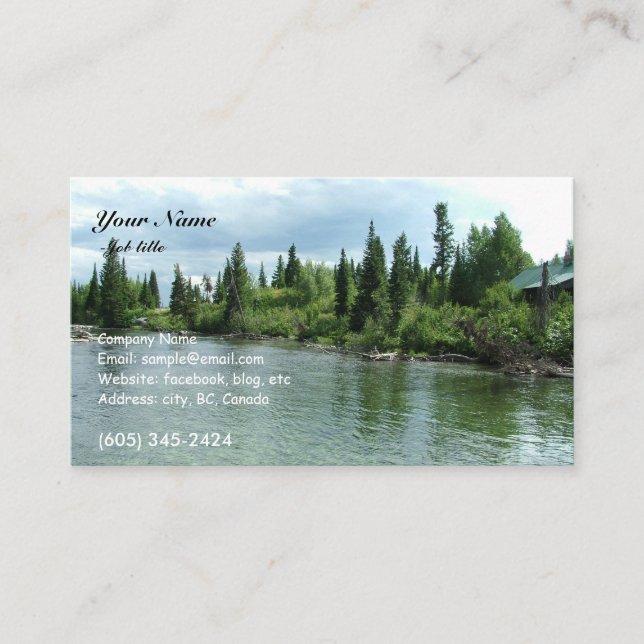 Cartão De Visita Grand Teton National Park, no verão (Frente)