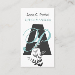 Cartão De Visita Grande atitude! Ramos corajosos da natureza da