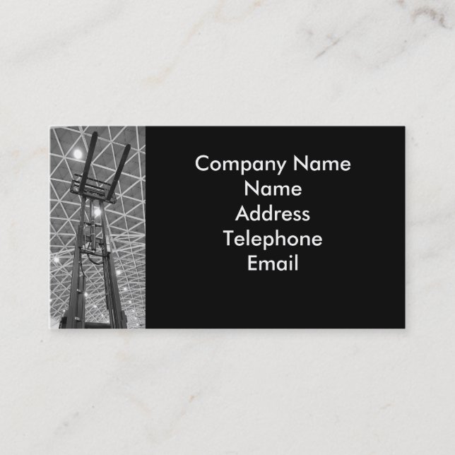 Cartão De Visita Grande caminhão de empilhadeira (Frente)