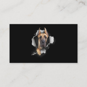Cartão De Visita Grande Dane T Great Dane Lover Grande Dane