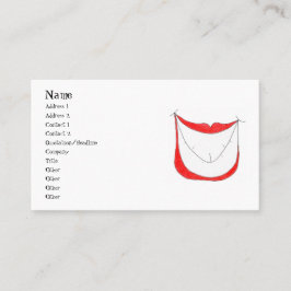 Cartão de visita GRANDE do SORRISO