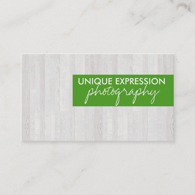 Cartão De Visita Grão de madeira (Frente)