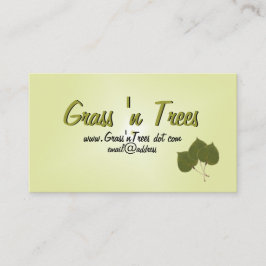 Cartão De Visita Green Aspen deixa os serviços de cuidados lançados