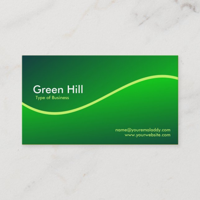 Cartão De Visita Green Hill 5 (Frente)