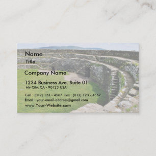 Cartão De Visita Griahan do forte de pedra de Aileach