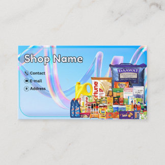 Cartão De Visita Grocery Store Business Card – Fresh Market For You