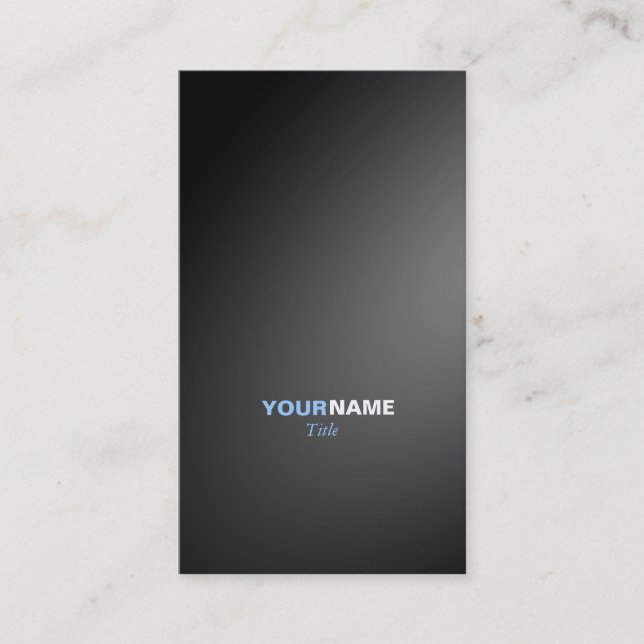 Cartão De Visita Groupon Noir (Frente)