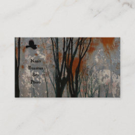 Cartão De Visita Grunge de Artes de Aço