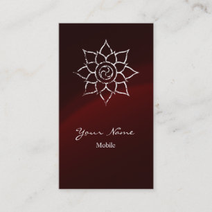 Cartão De Visita Grunge Mandala