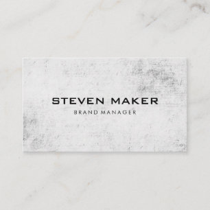 Cartão De Visita Grunge minimalista