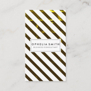 Cartão De Visita Grunge Moderno com Stripes