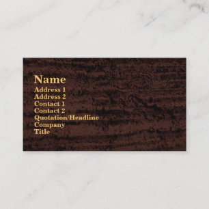 Cartão De Visita grunge preto marrom