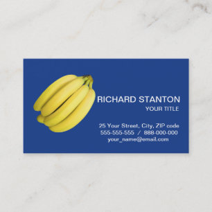 Cartão De Visita Grupo das bananas