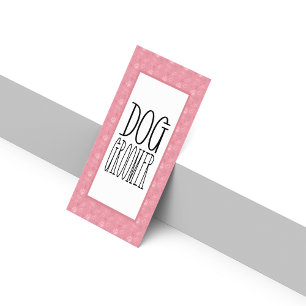 Cartão De Visita Grupo de Cães Simples com código QR