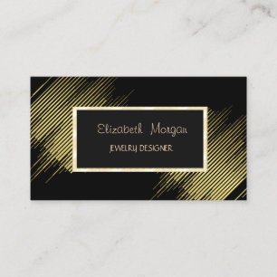 Cartão De Visita Grupos Modernos Elegantes, Designer de Joias de Qu