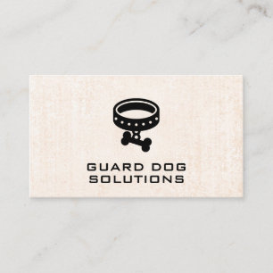 Cartão De Visita Guarda  Cães  Formador