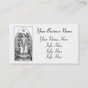 Cartão De Visita Guardian Angel Protegendo Crianças