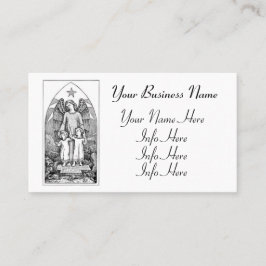 Cartão De Visita Guardian Angel Protegendo Crianças