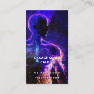 Cartão De Visita Guardião da Luz   Figura de Energia