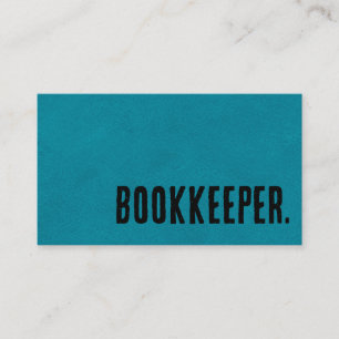 Cartão De Visita Guardião de Couro Azul Premier