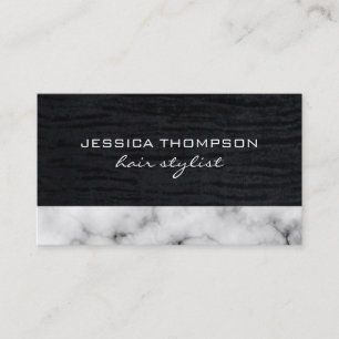 Cartão De Visita Guarnição elegante de veludo e de mármore do Lu