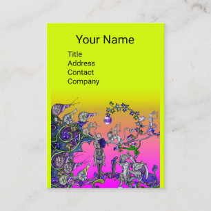 CARTÃO DE VISITA GUERRA BESTIÁRIA MEDIEVAL, NOITES, ESQUEMAS GIGANT