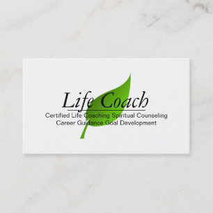 Cartão De Visita Guia de Aconselhamento Espiritual do Treinador da 