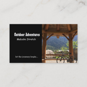 Cartão De Visita Guia de Aventura ao Ar Livre