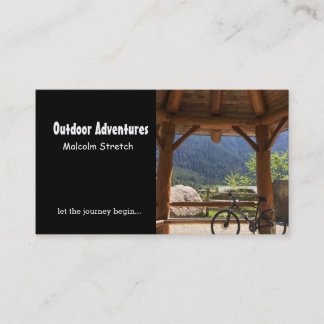 Cartão De Visita Guia de Aventura ao Ar Livre