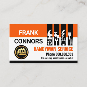 Cartão De Visita Guia Desenvolvedor de Ferramentas de Manual do Chi