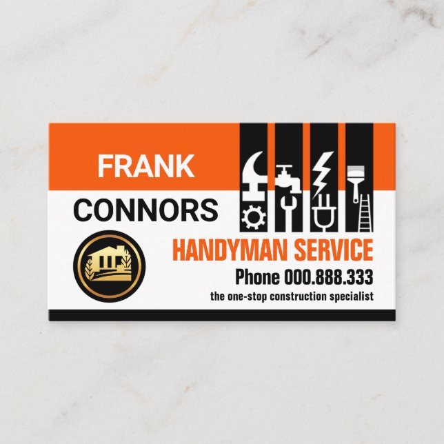 Cartão De Visita Guia Desenvolvedor de Ferramentas de Manual do Chi (Frente)