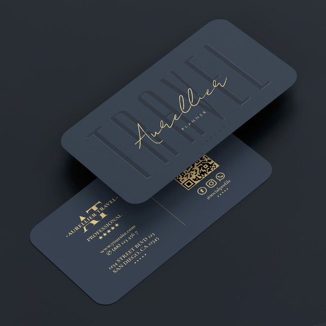 Cartão De Visita Guia Tour do Viagem Planner Transport Blue Modern (Travel Planner Tour Guide Transport Blue Modern Business Card
)