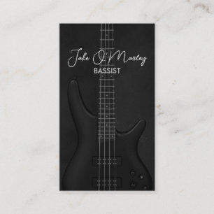 Cartão De Visita Guitarista Bass