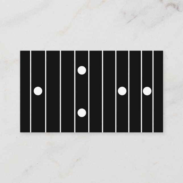 Cartão De Visita Guitarista Lições de Violão Instrutor de Música (Frente)