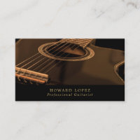 Guitarra Negra, Guitarista, Músico Profissional