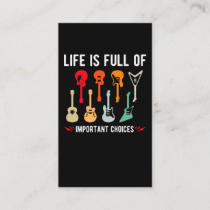 Cartão De Visita Guitarrista Acústica Elétrica do Lover