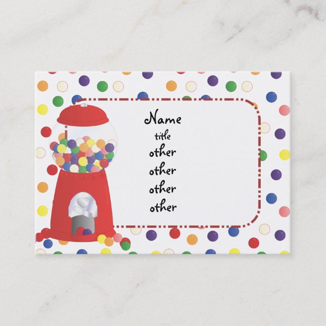 Cartão De Visita Gumball Fantasy (Frente)