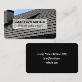 Cartão De Visita Gutter Roof