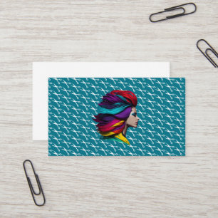 Cartão De Visita Hair Salon Stylist Compro Beleza Indústria Cosméti