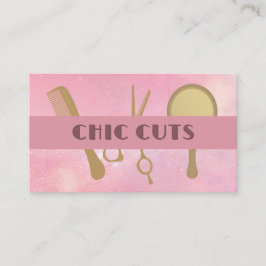 Cartão De Visita Hair Styling Tools Salon Beauyle