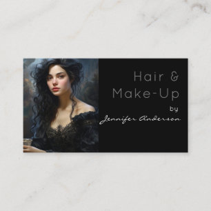 Cartão De Visita Hair Stylist Cosmetologista Formadora Mulher-Vinta