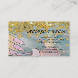 Cartão De Visita Hair Stylist Cute Scissor Minimalist