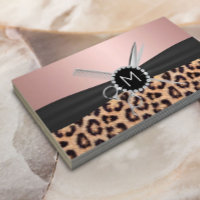 Hair Stylist Foil Rosa Monograma Dourado Monograma