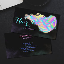 Hair Stylist Holographic Glitter Glow Beaut Salon