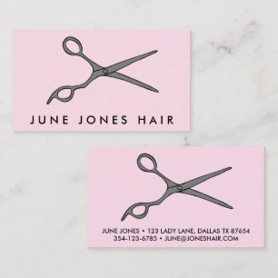 Cartão De Visita Hair Stylist Linhas Chic Line Desenhando PERSONALI