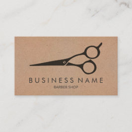Cartão De Visita Hair Stylist Modern Tesoura Barber Compro Elegante
