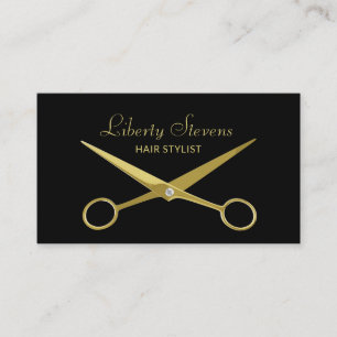 Cartão De Visita Hair Stylist Salon Scissors Beauty