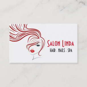 Cartão De Visita Hair Unhas Salon & Spa